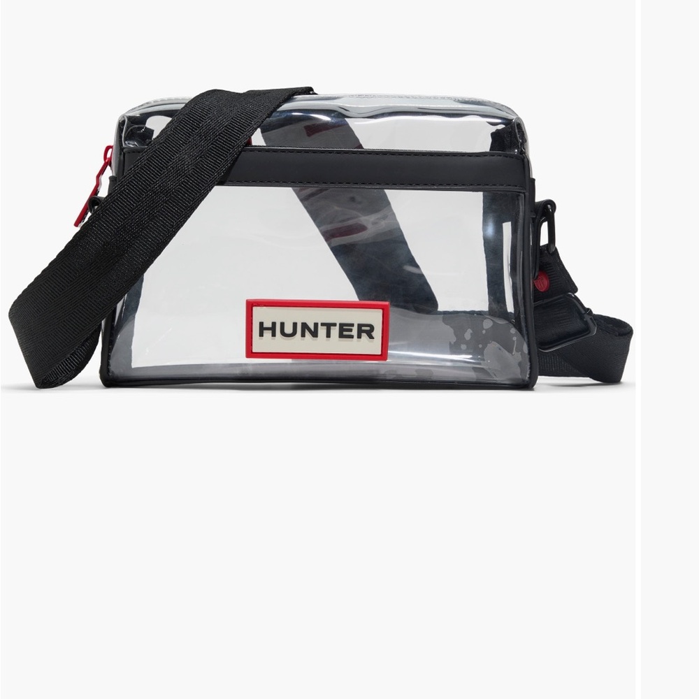 Hunter Black and Gray Messenger Bag with Modern Design